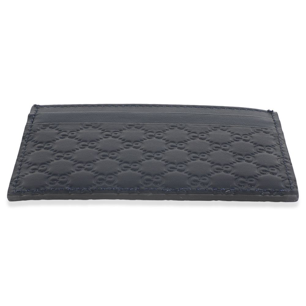 Gucci Navy Microguccissima Card Case - Picture 5 of 6